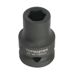 Tubulara scurta de impact 1/2" x 10 mm 6 colturi CRMo Topmaster Profesional